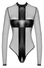 Body erotic transparent Noir Cross M