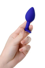 Plug anal miniatural ToDo Brilliant Blue, 7 cm, impermeabil