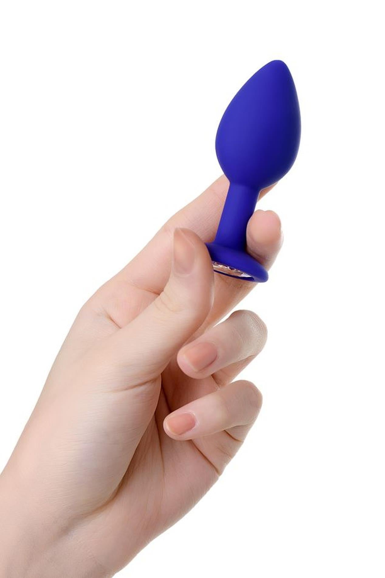 Plug anal miniatural ToDo Brilliant Blue, 7 cm, impermeabil