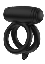 Inel vibrator dublu Elite Power Twin Hidden Desire cu 10 moduri
