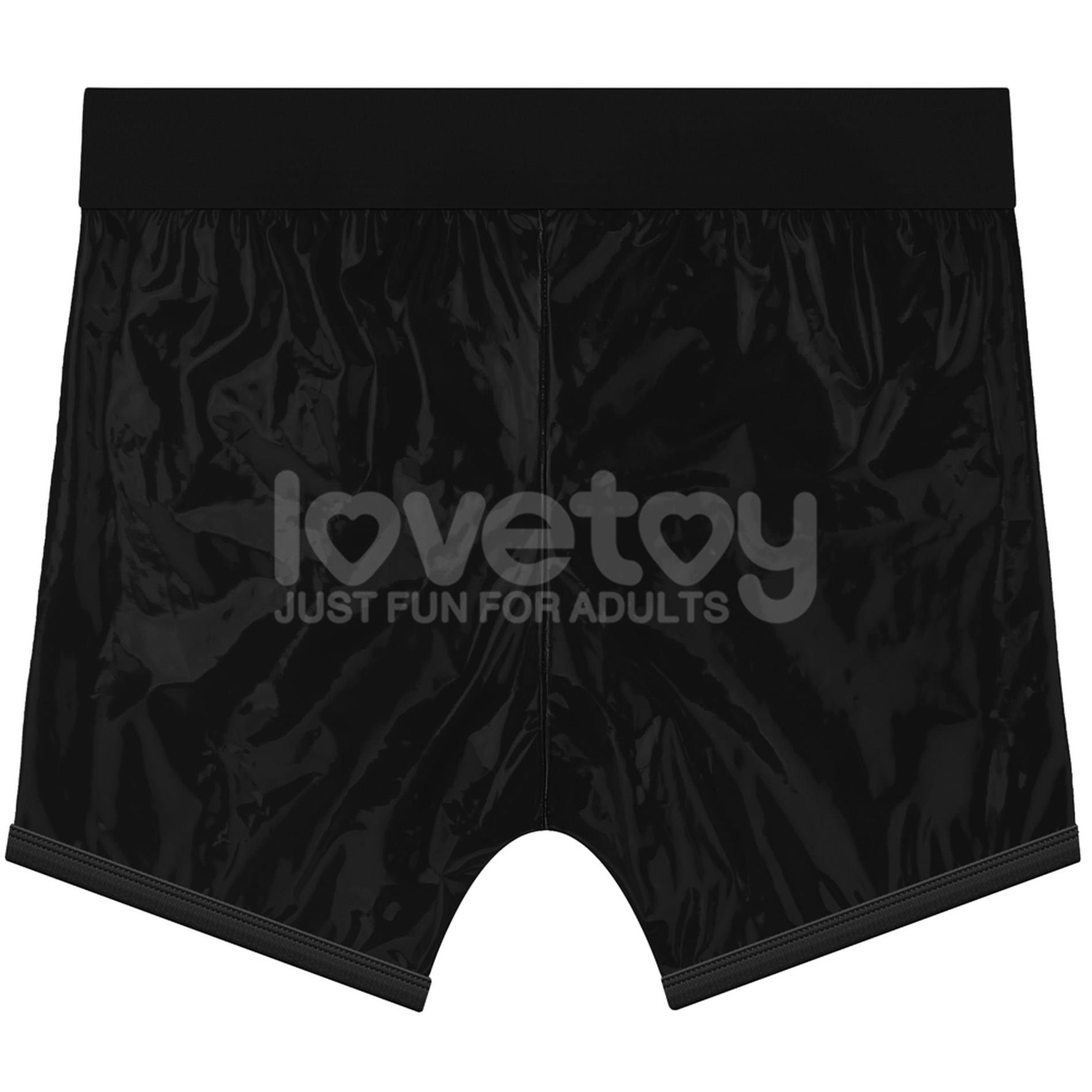 Pantaloni scurți Chic Strap-On (talie 91-99 cm) Negri