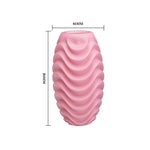 Masturbator Pretty Love Pink cu două fețe, în formă de ou