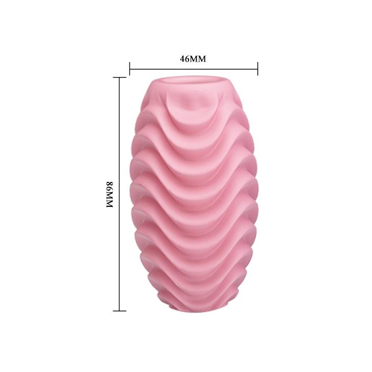 Masturbator Pretty Love Pink cu două fețe, în formă de ou