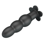 Plug anal vibrant din silicon negru Pretty Love Jadier