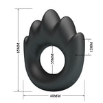Inel pentru penis Crazy Bull HABERT din silicon super moale, impermeabil