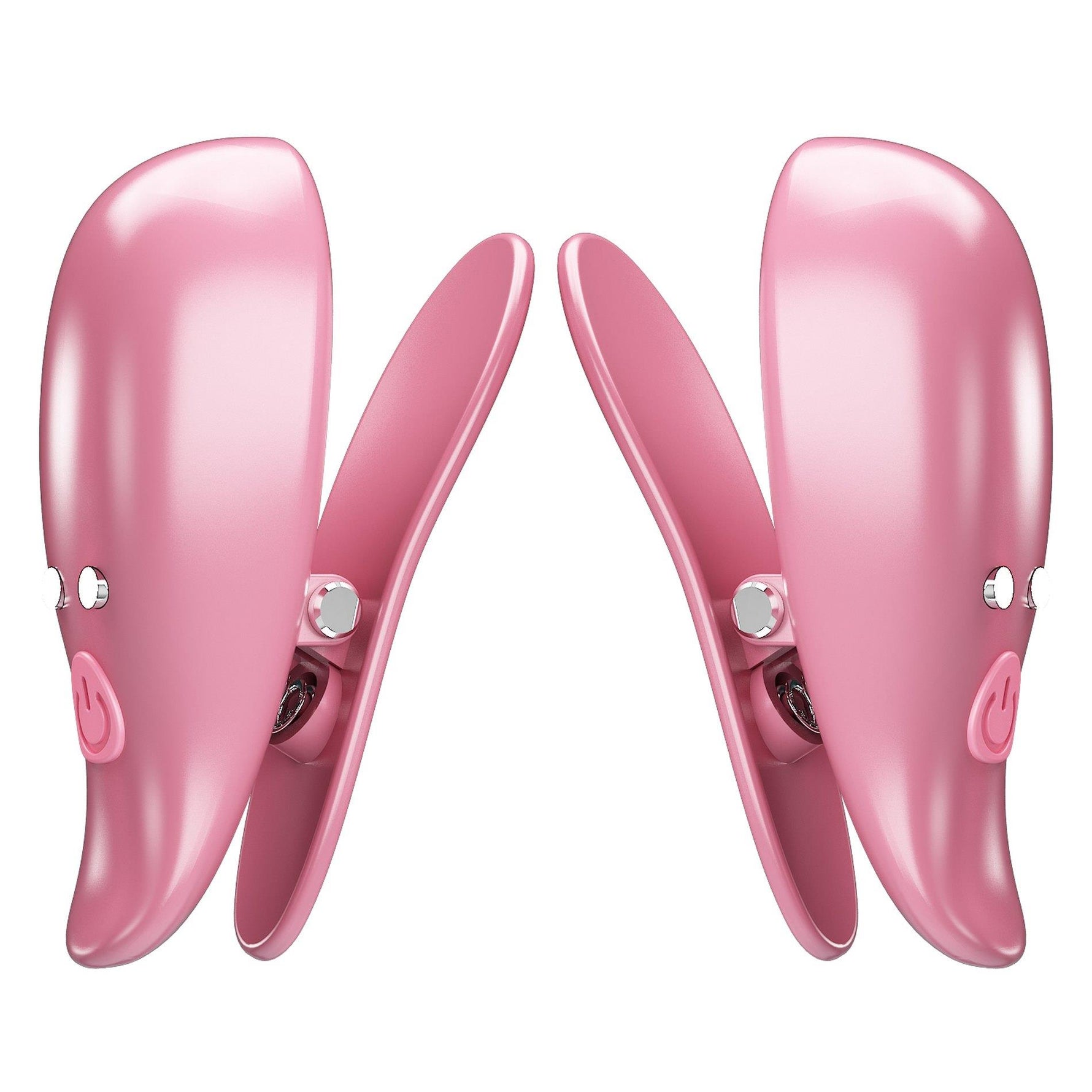 Cleme vibratoare pentru mameloane Pretty Love Cayley roz cu telecomandă