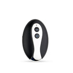 Plug anal vibrant metalic HeavyFun din seria M B cu telecomandă USB