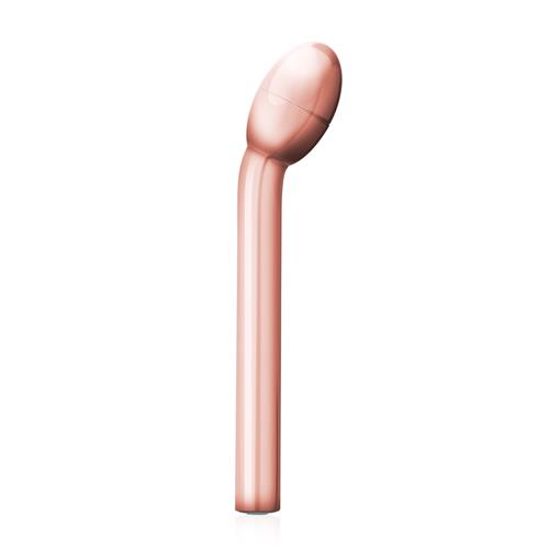 Vibrator Rosy Gold pentru punctul G, roz, USB, 22 cm