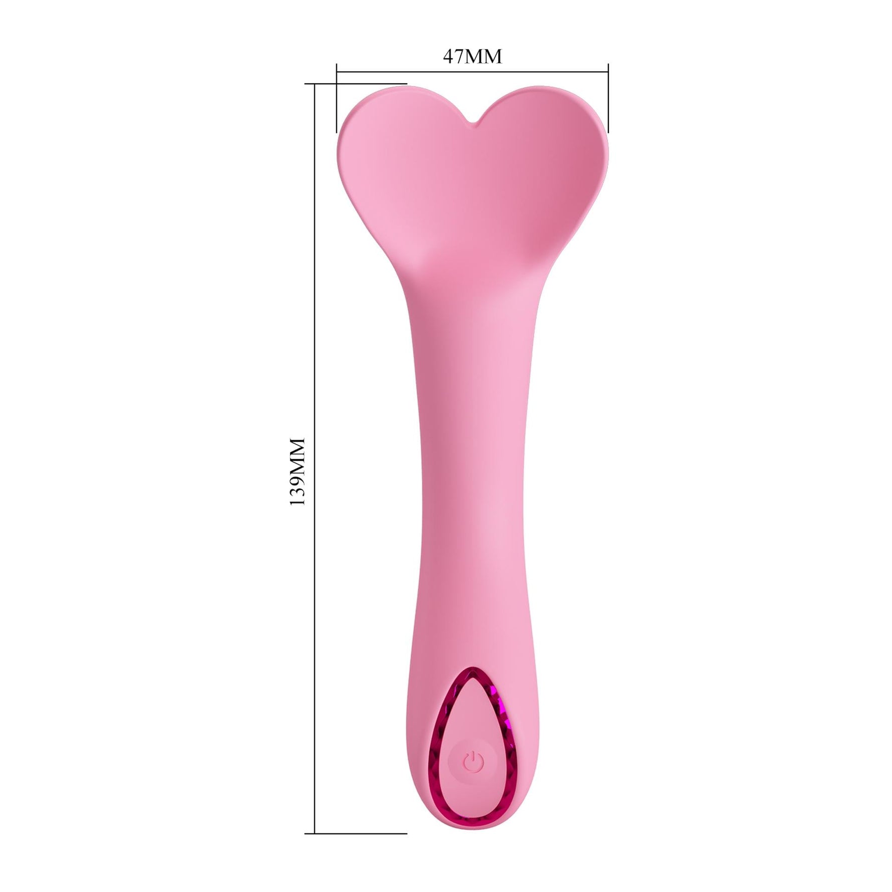 Vibrator Pretty Love din silicon pentru punctul G, 10 moduri, USB