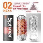 Masturbator Tenga Hexa spinner transparent 13 cm