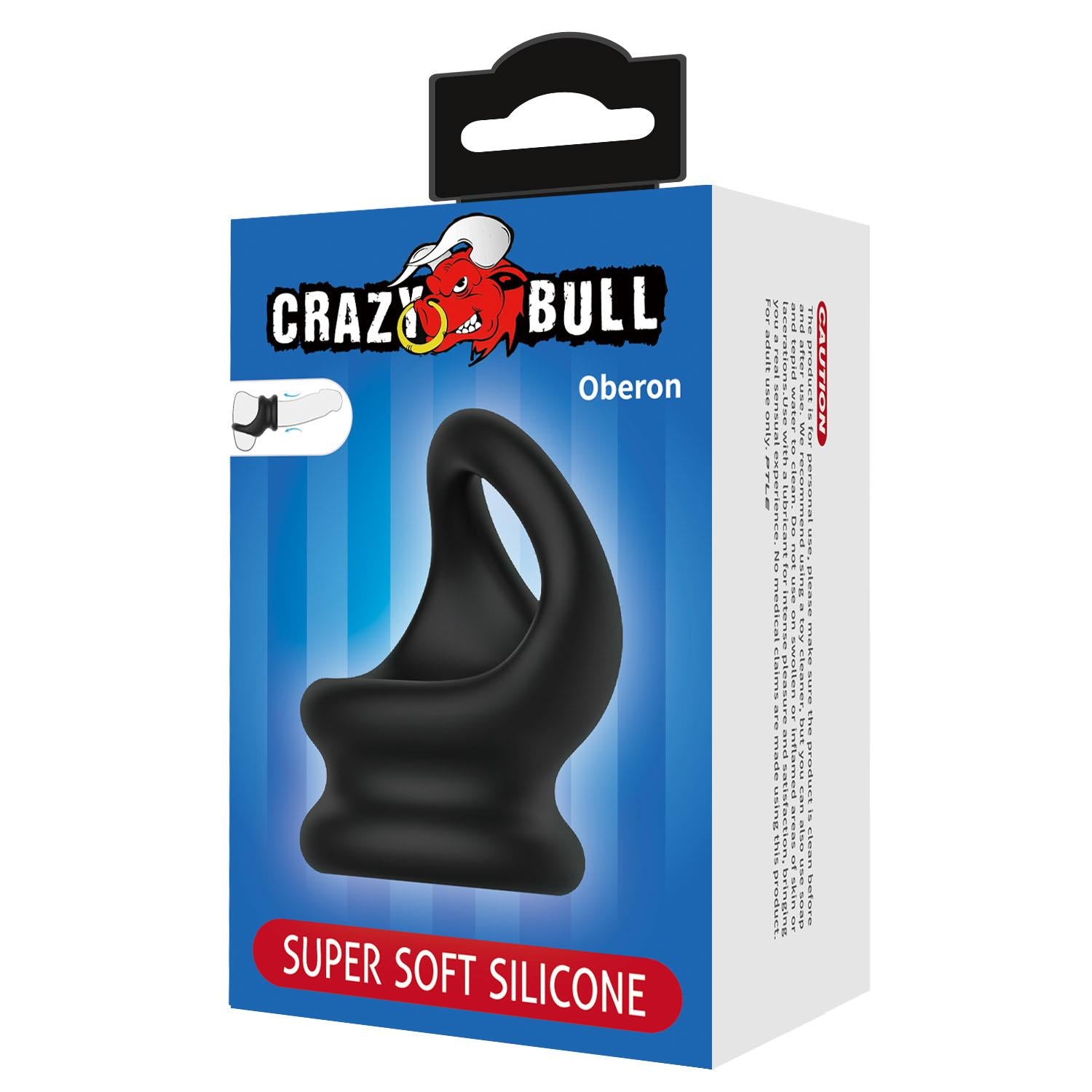 Inel pentru penis Crazy Bull Oberon din silicon super moale