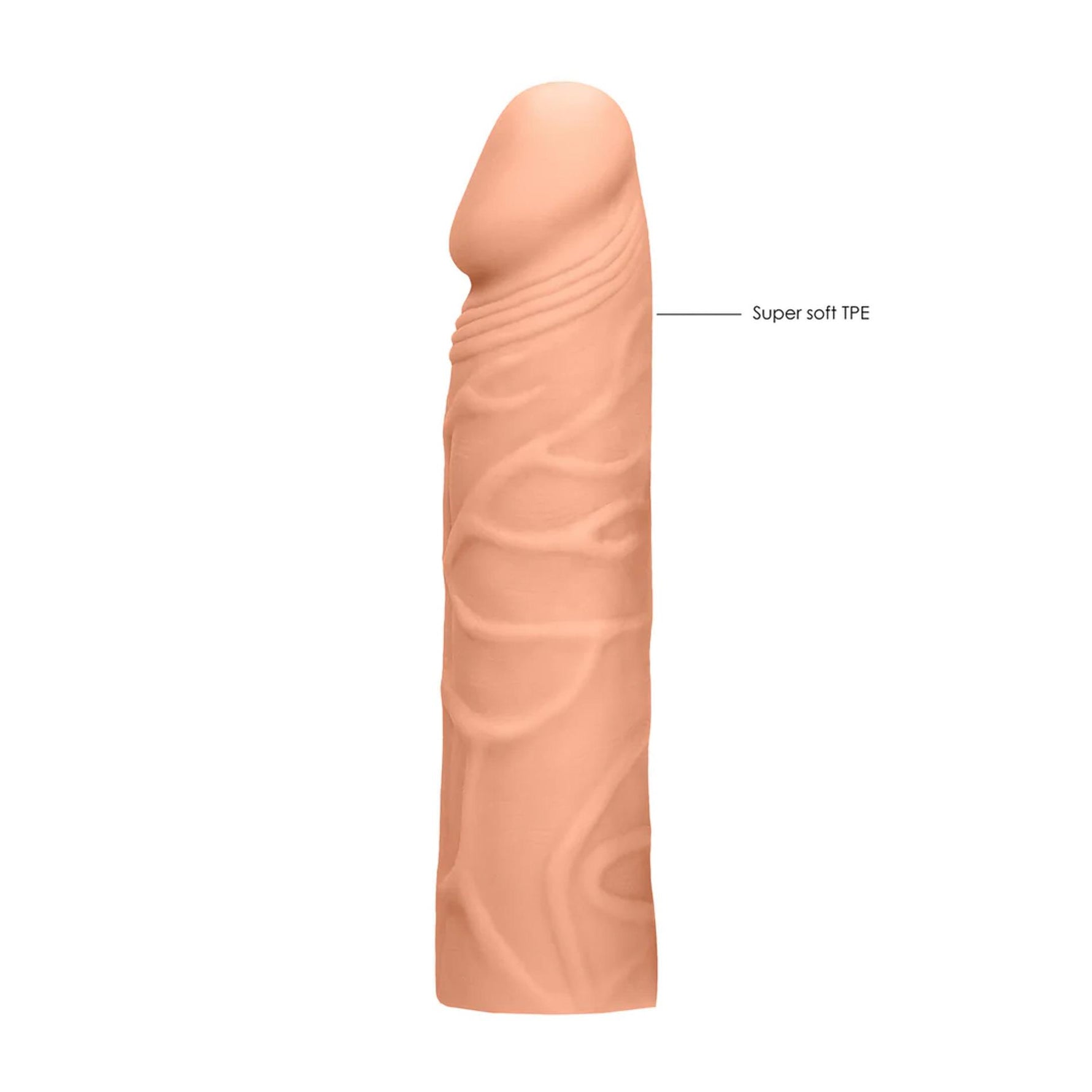Proteză de penis RealRock TPE 17 cm
