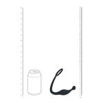 Inel de erecție din silicon cu stimulator de prostată Levelz S negru 11cm