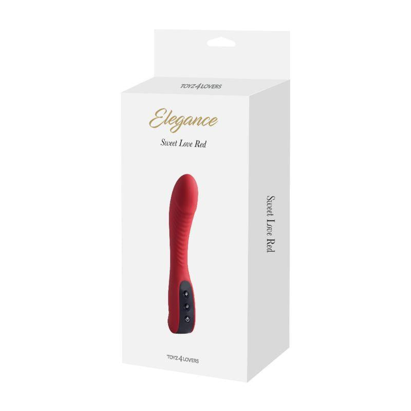 Vibrator pentru punctul G Toyz4lovers din silicon, roșu, 18 cm