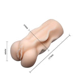 Masturbator vaginal Baile 3D cu ou vibrant din TPR