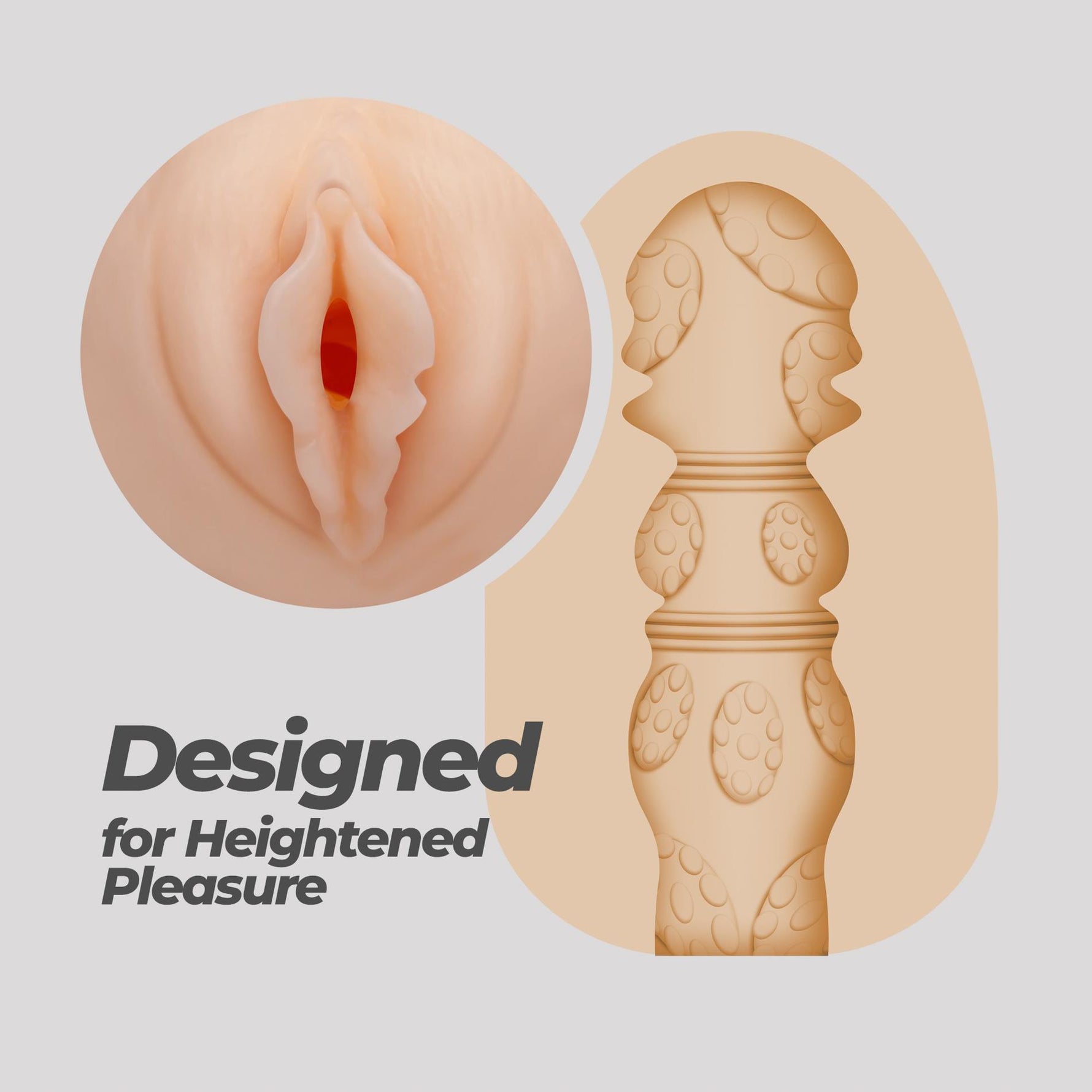 Masturbator Crushious Ezy Egg The Lover în formă de ou 8,7 cm