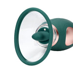 Pompă automată pentru clitoris și sân, cu 13 viteze, verde