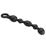 Vibrator anal cu perle din silicon Pretty Love Van, 10 moduri, USB