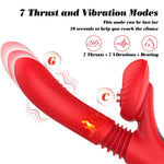 Vibrator din silicon cu 7 moduri – lingere, împingere și încălzire