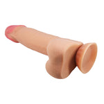 Dildo realist Baile cu ventuză, flexibil, culoarea pielii, 22 cm TPR