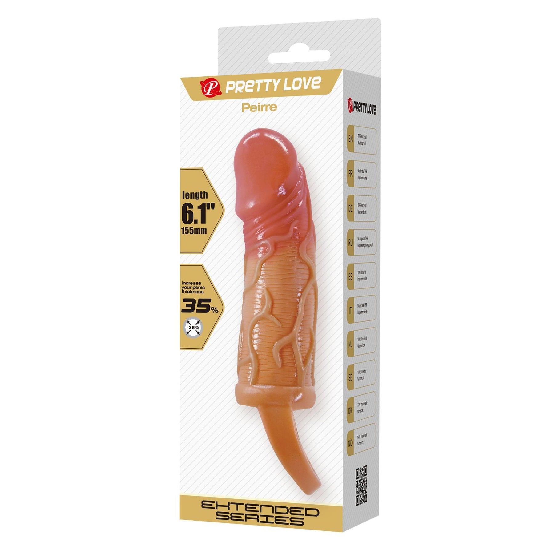 Pretty Love Peirre Extensor de penis 15,5 cm impermeabil