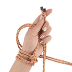 Set de frânghii de lux Rosy Gold pentru bondage