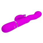 Vibrator Pretty Love Laursen Purple USB Wave Bunny