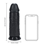 Dildo realist gros RealRock fără testicule 23 cm