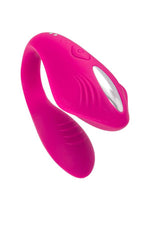 Vibrator dublu Cobrum A Toys din silicon roz 9,6 cm