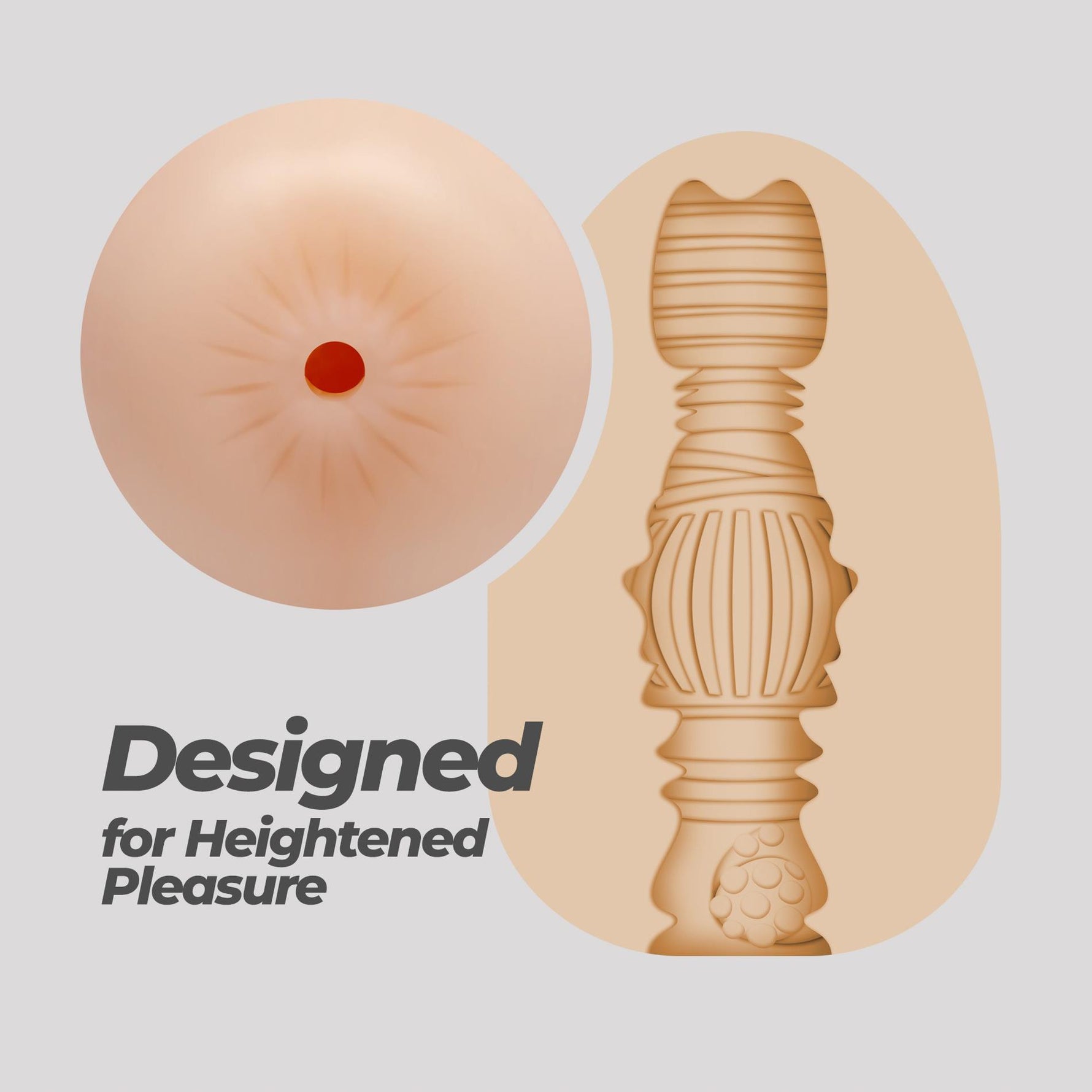 Masturbator anal Crushious Ezy Egg 8,7 cm