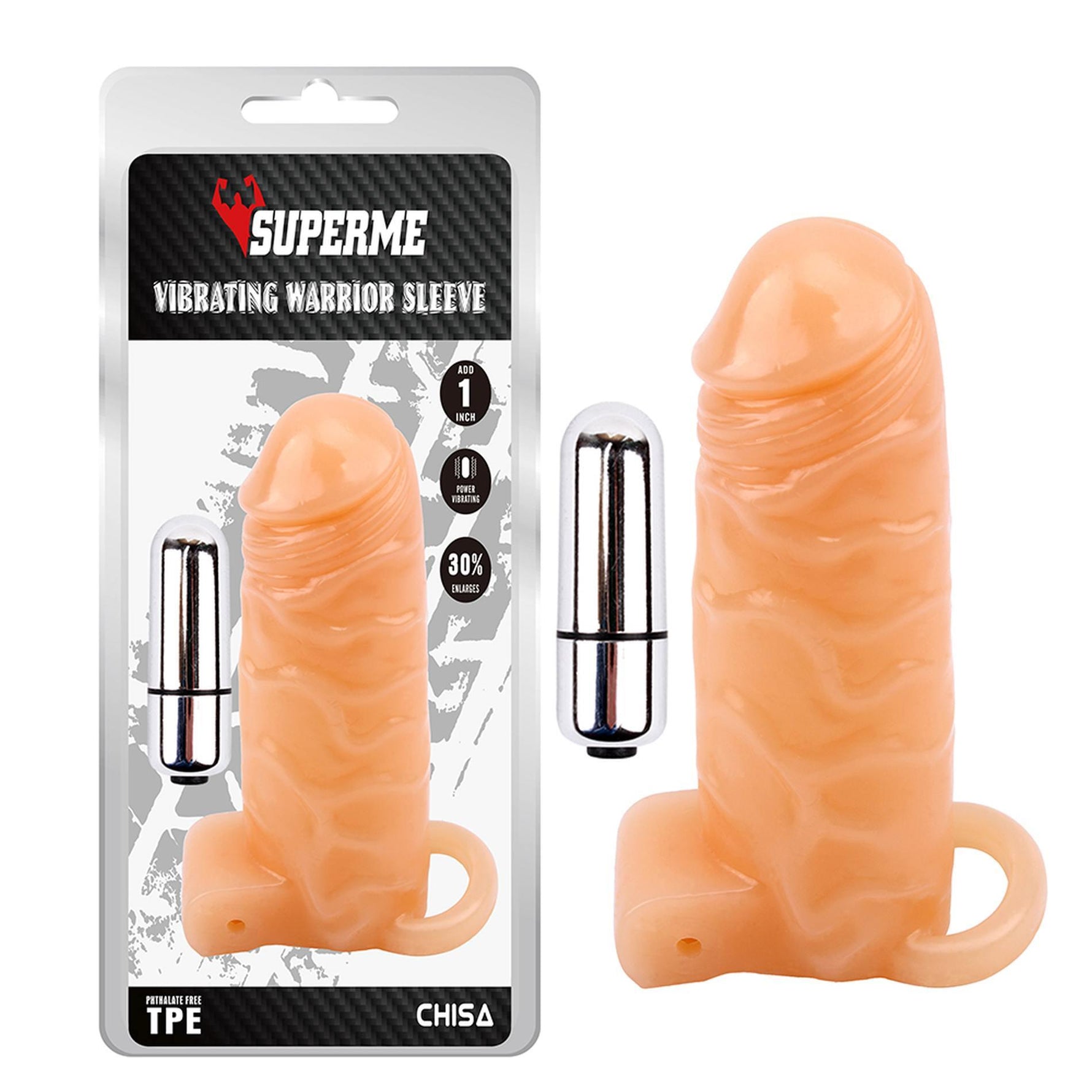 Extensie vibrantă realistă Super Me 14 cm