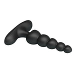 Plug anal vibrant din silicon Corban Pretty Love cu mărgele