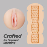 Masturbator vaginal portabil Crushious Fappucino