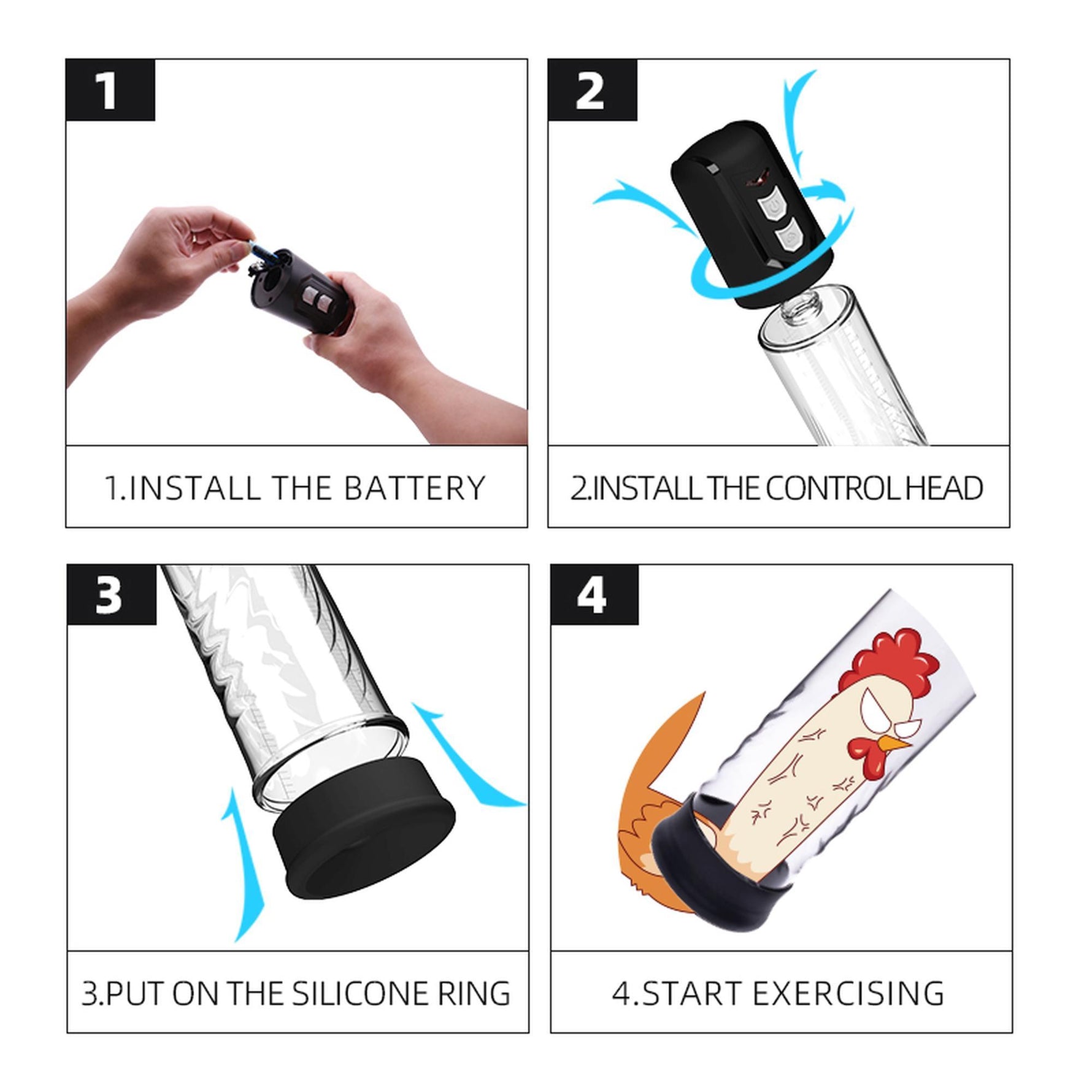 Pompă de vid electrică seria B Power de 27 cm