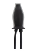 Dop anal gonflabil lubrifiant din silicon negru Hidden Desire Extreme