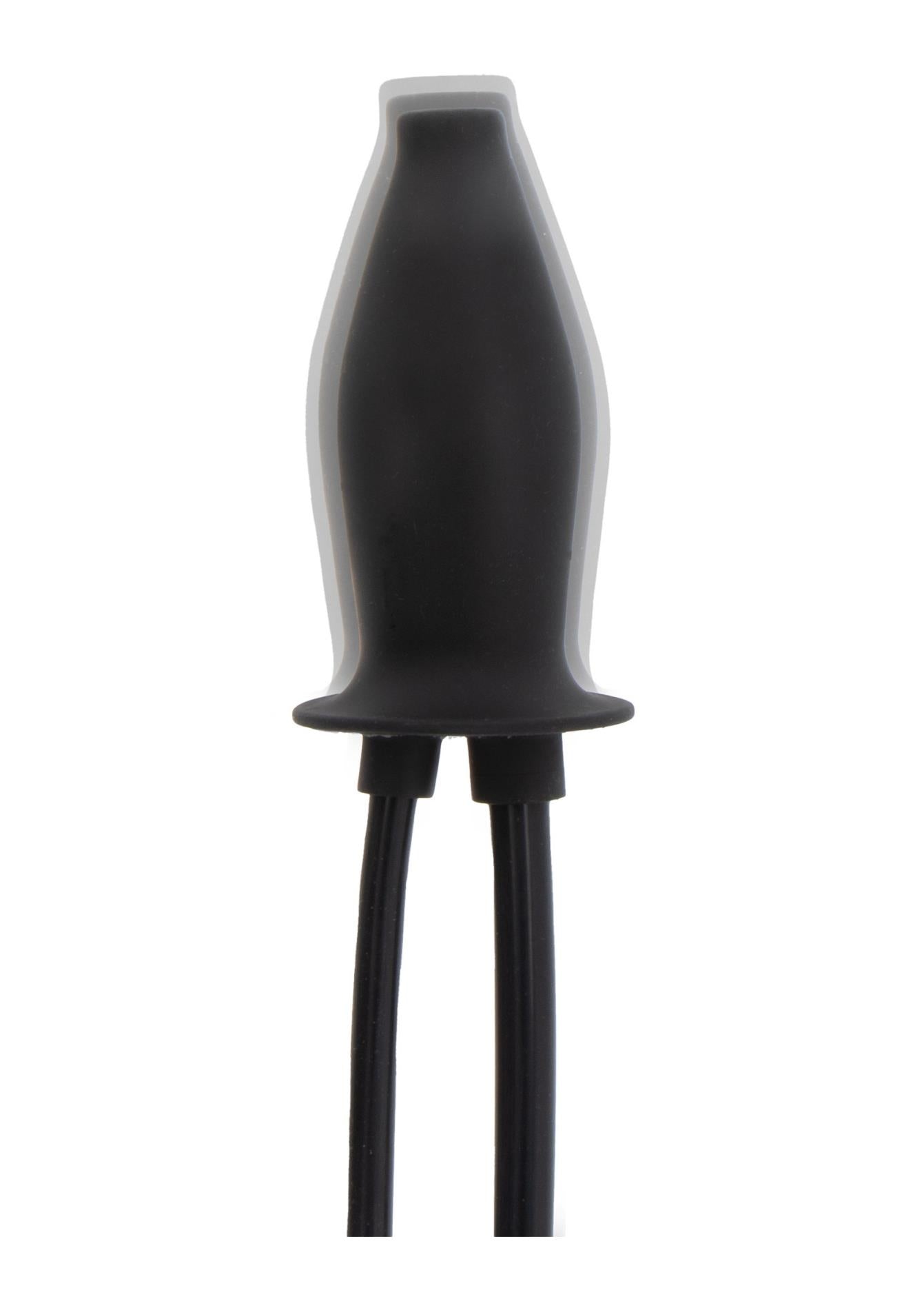 Dop anal gonflabil lubrifiant din silicon negru Hidden Desire Extreme