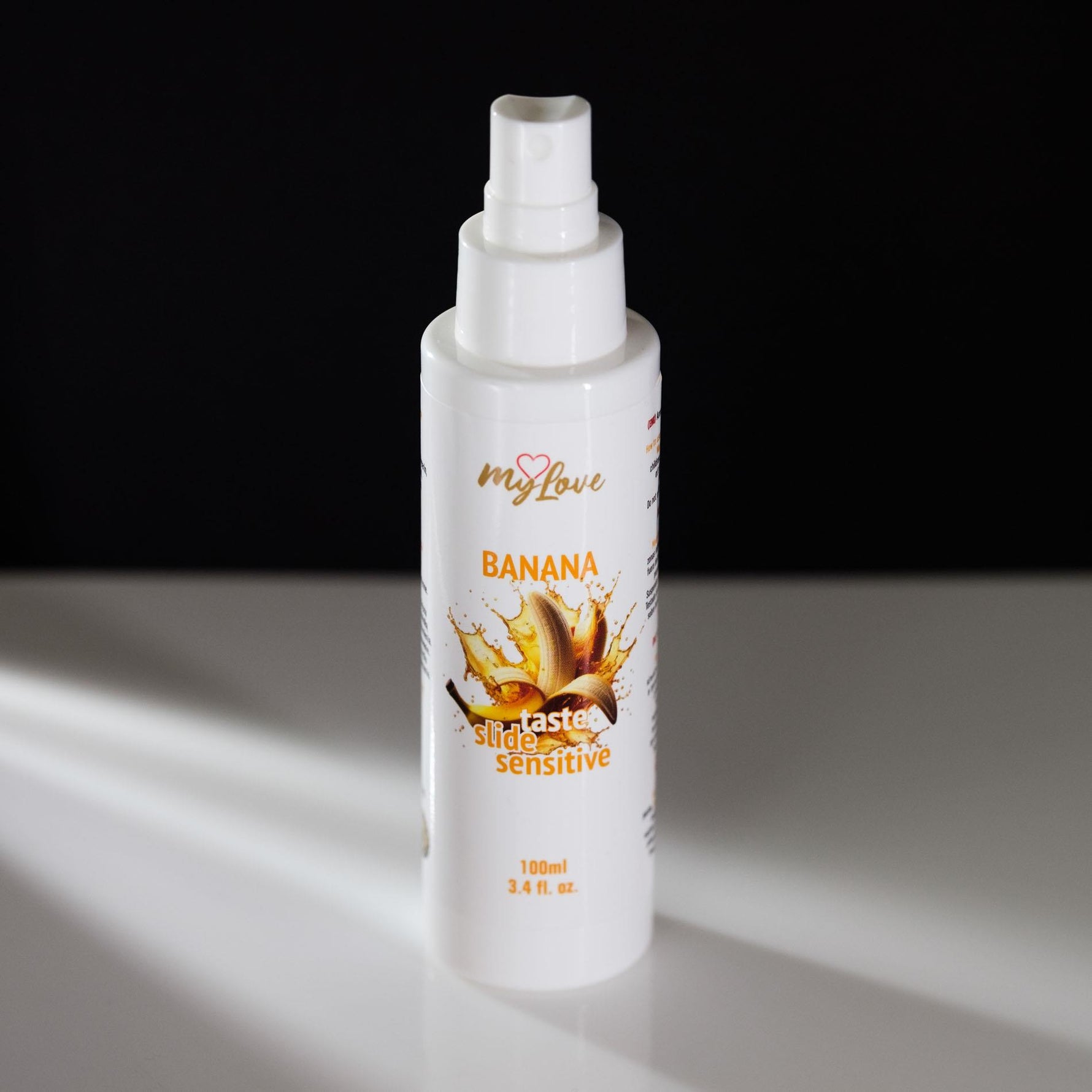 Gel intim MyLove Taste Slide Sensitive cu aromă de banană 100 ml