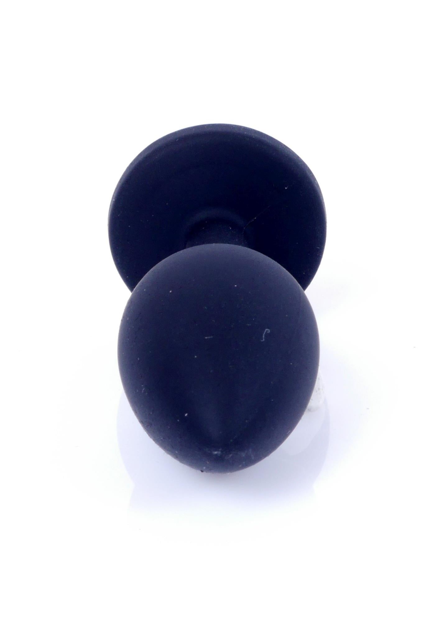 Bijuterii anale din silicon MyLove Toys, negre, mici, 7 cm