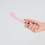 Vibrator Crushious Pixie cu două USB pentru punctul G, 20 cm