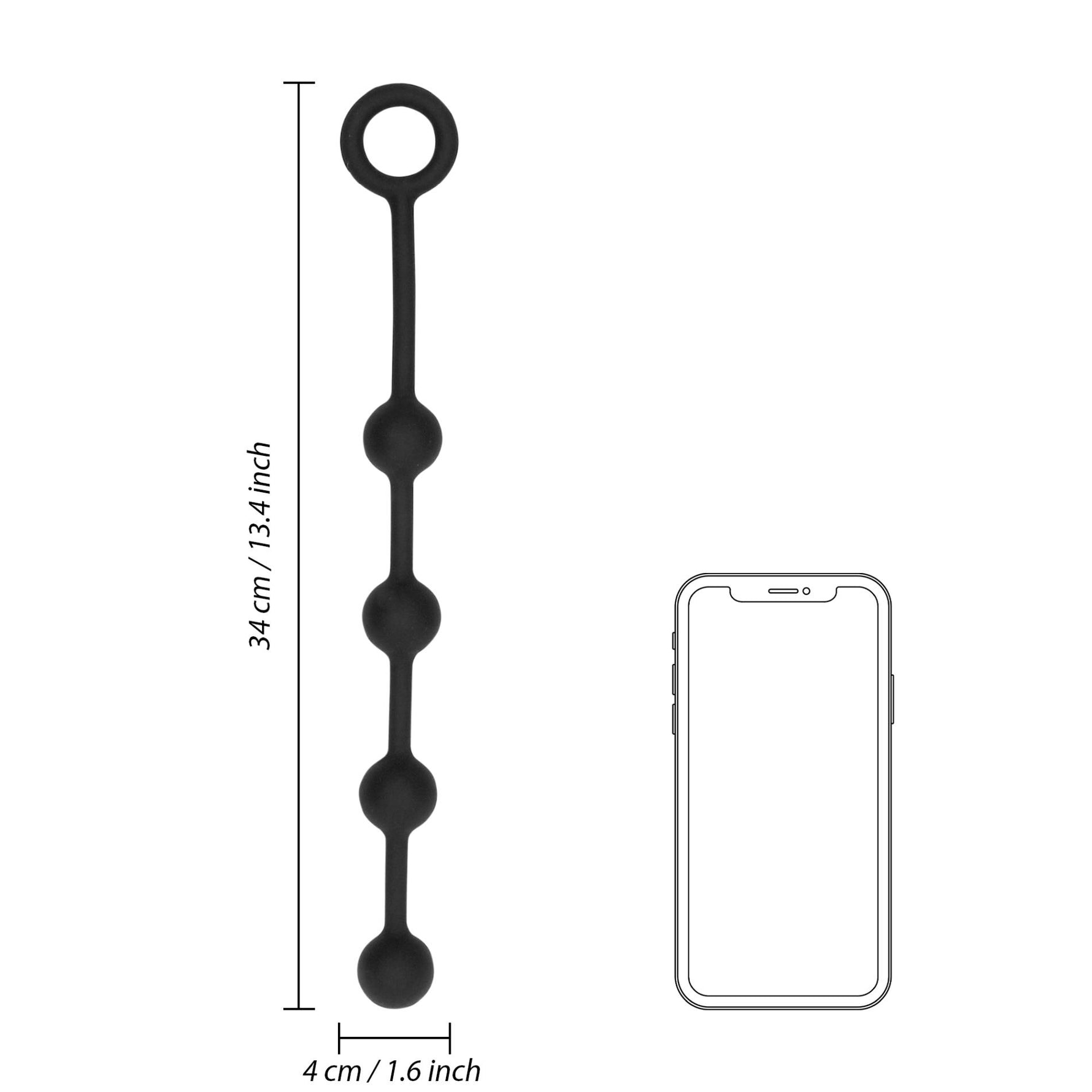 Au! Mărgele anale mici din silicon