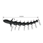 Pretty Love Dedron Vibrator Anal cu USB, Negru, 25 cm