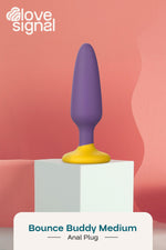 Dop anal din silicon Dream Toys Bounce Buddy Mediu 11 cm