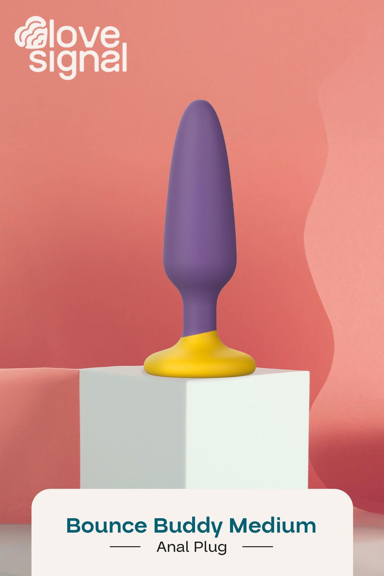 Dop anal din silicon Dream Toys Bounce Buddy Mediu 11 cm