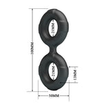 RADWAN Inel pentru penis Crazy Bull din silicon, impermeabil, 2,1 cm