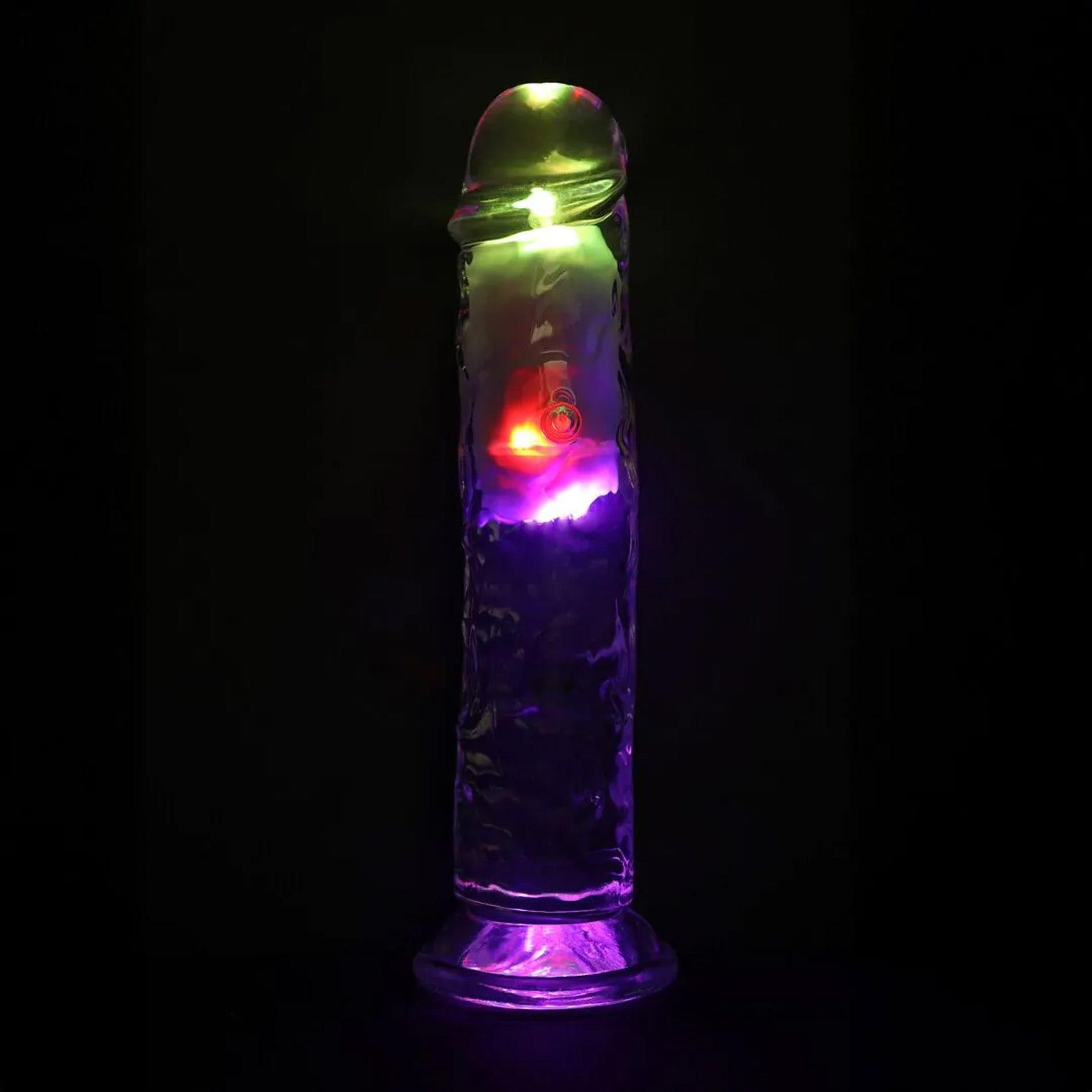 Vibrator realist RealRock transparent 22 cm