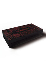 Cătușe pentru glezne Taboom Wild Roses, negre, 34 cm