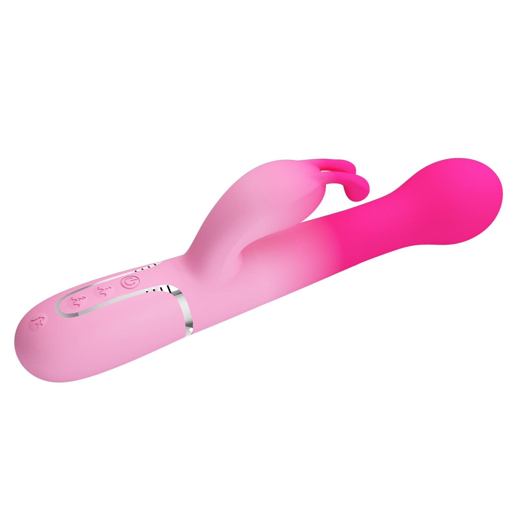 Vibrator Pretty Love Dejon din silicon pentru iepure, 7 vibrații