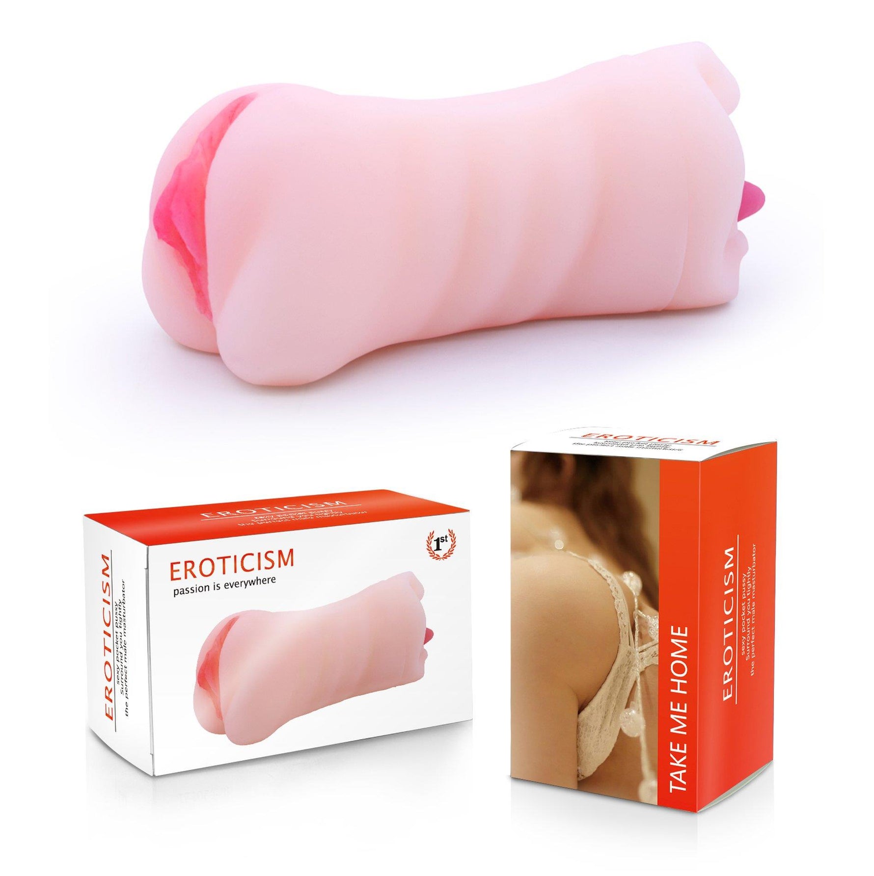 Masturbator 2 în 1 cu gură și vagin, seria B Power, impermeabil
