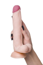 Dildo realist cu ventuză A Toys TOYFA Minc TPE 21 cm