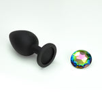Crushious Camileo – Plug anal mic cu 4 pietre interschimbabile